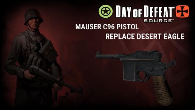 DODS Mauser C96 Pistol (Desert Eagle) — Left 4 Dead 2 Steam Workshop preview image