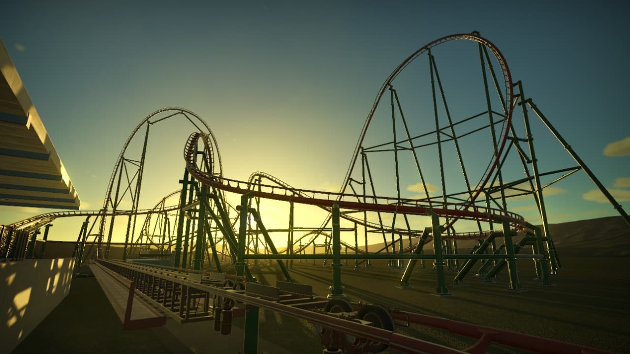 孙子文化园弹射式过山车 Shooting Roller Coaster — Planet Coaster Steam Workshop preview image