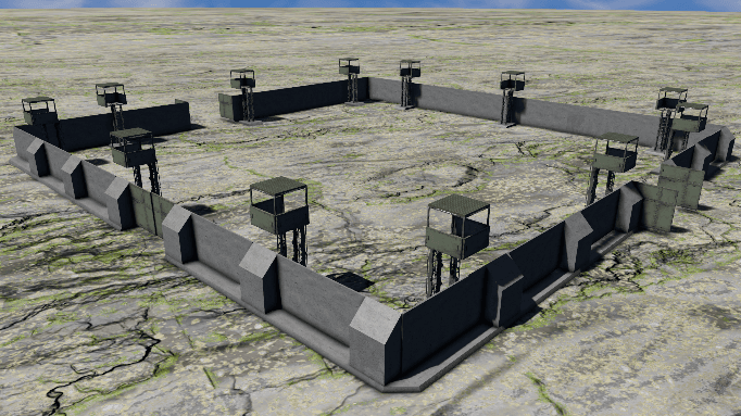 Military Wall Pack 1 — Space Engineers Steam Workshop preview image
