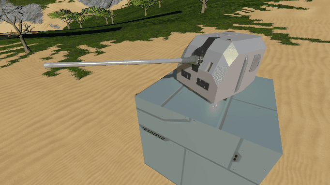 (Anchorage) 5 Inch Gun Turret — Space Engineers Steam Workshop preview image