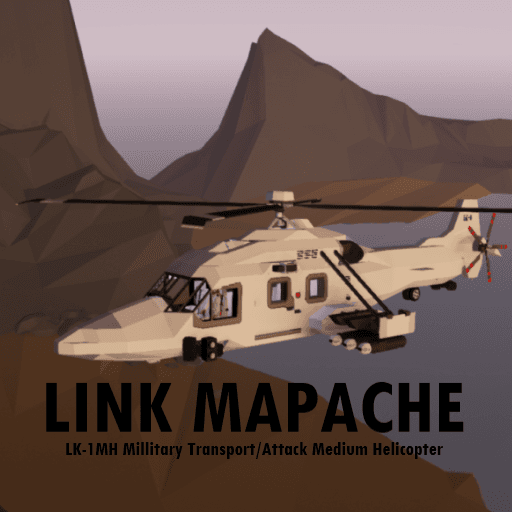 Link-5MH Medium Light Millitary Helicopter — Stormworks: Build and Rescue Workshop preview