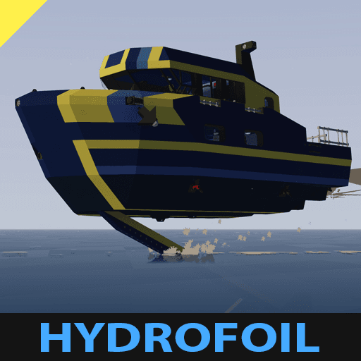EY Swedish Fish - Hydrofoil Explorer Yacht — Stormworks: Build and Rescue Steam Workshop preview image