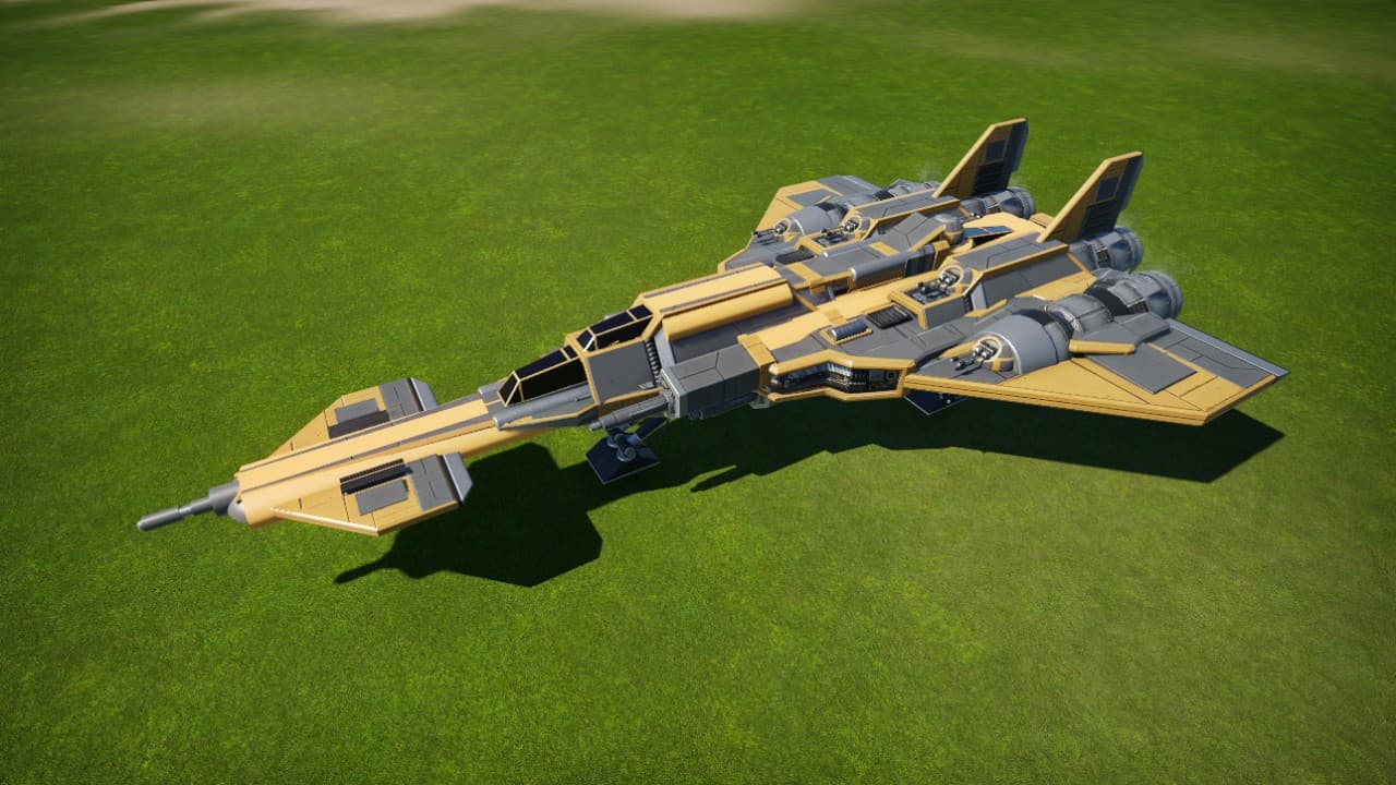 Sci-Fi Spaceship — Planet Coaster Workshop preview