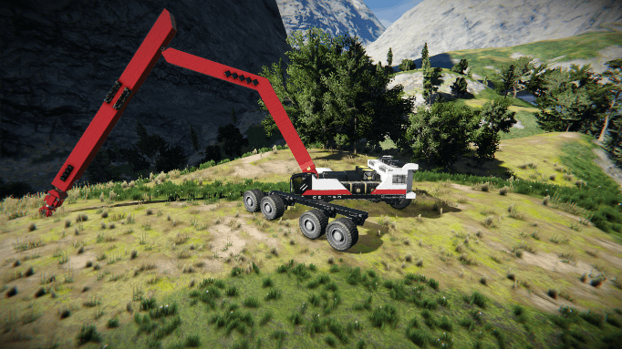 Link Belt CE-750 — Space Engineers Workshop preview