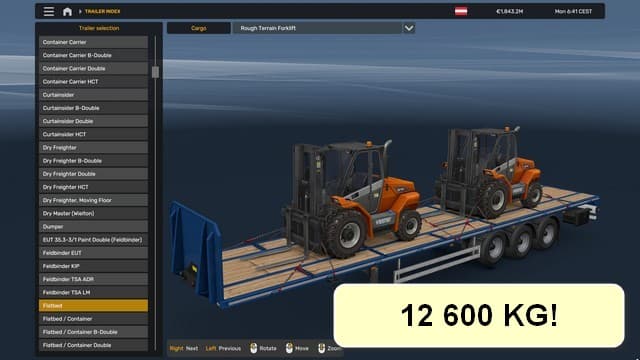 Volume/Mass Fix for some SCS cargoes — Euro Truck Simulator 2 Workshop preview