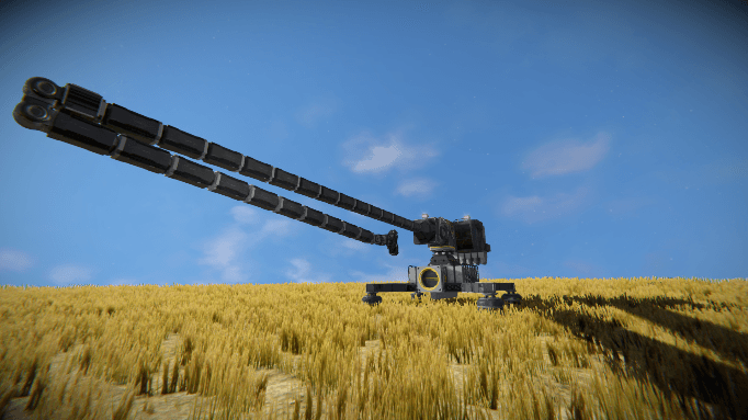 Liebherr Ground Base Crane — Space Engineers Steam Workshop preview image