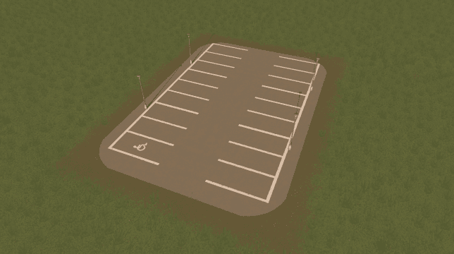 Small Parking Lot 2x3 — Cities: Skylines Workshop preview