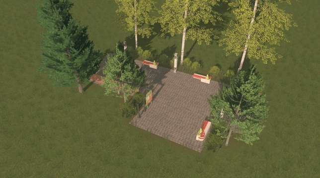 Medium Garden Entrance 3x2 — Cities: Skylines Steam Workshop preview image