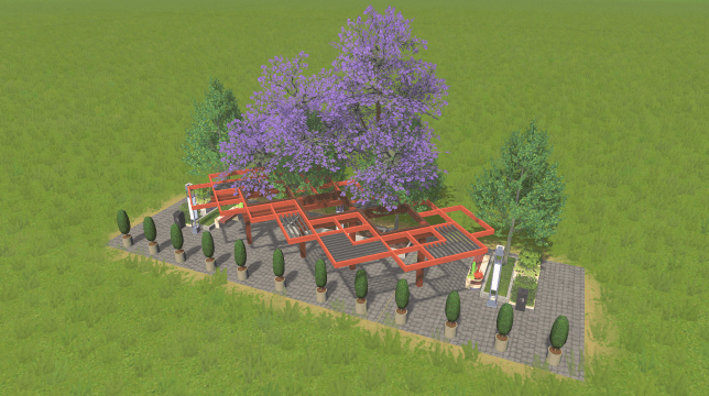 Medium Extended Sidewalk 3x1 — Cities: Skylines Workshop preview