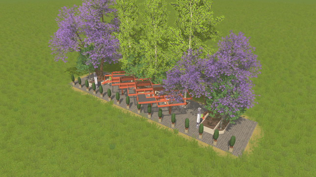Big Extended Sidewalk 4x1 — Cities: Skylines Workshop preview
