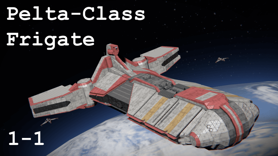 Pelta-class Frigate — Space Engineers Workshop preview