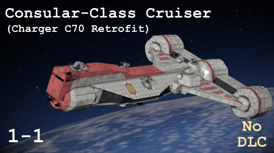 Consular-Class (Charger C70 Retrofit) — Space Engineers Workshop preview