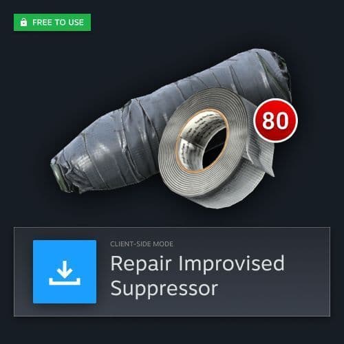 Repair Improvised Suppressor — DayZ Steam Workshop preview image