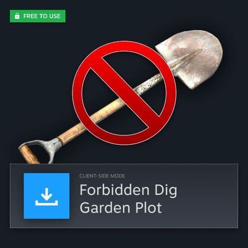 Forbidden Dig Garden Plot — DayZ Steam Workshop preview image