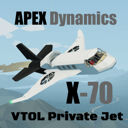 Apex Dynamics X-70 VTOL Private Jet — Stormworks: Build and Rescue Workshop preview