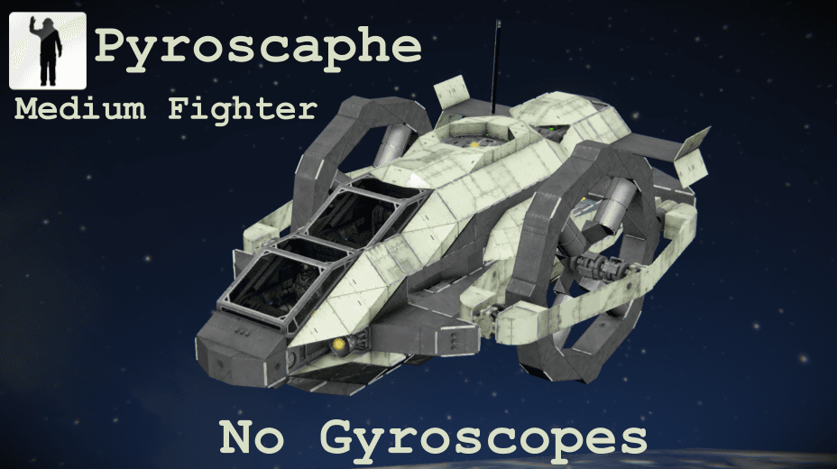Pyroscaphe (GyroFighter) — Space Engineers Workshop preview