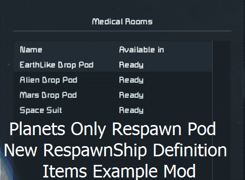 Galaxy Water Respawn — Space Engineers Workshop preview