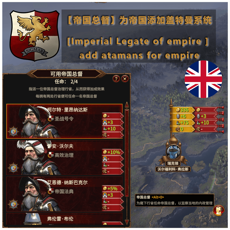 【Imperial Legate of empire】add atamans for empire（English Translate) — Total War: WARHAMMER III Workshop preview