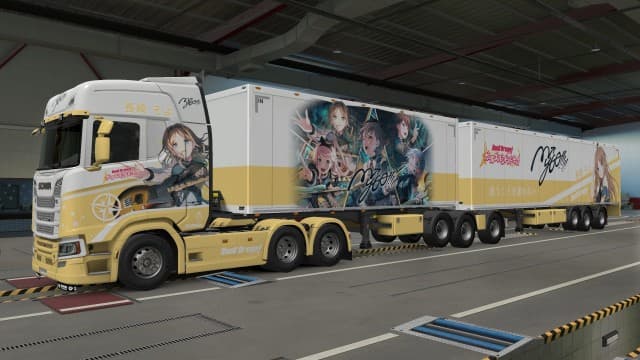 “BanG Dream! It's MyGO!!!!!”——长崎素世 斯堪尼亚S+默认货柜 — Euro Truck Simulator 2 Workshop preview