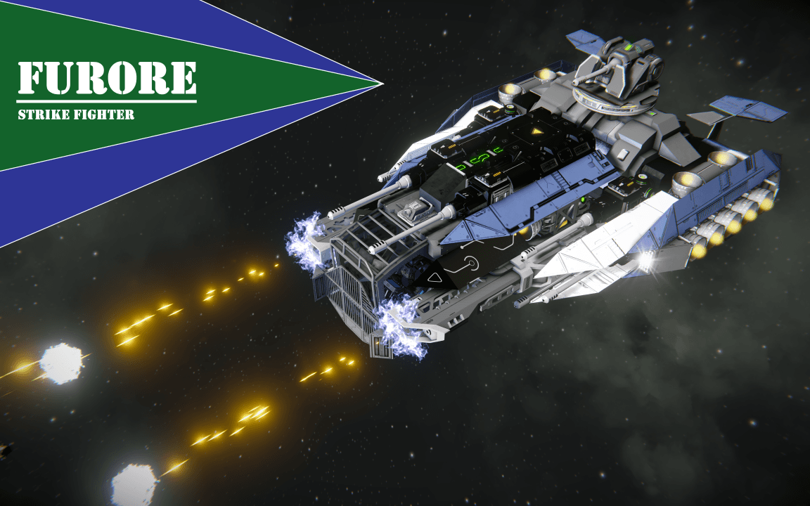 DSE - Furore Strike Fighter — Space Engineers Steam Workshop preview image
