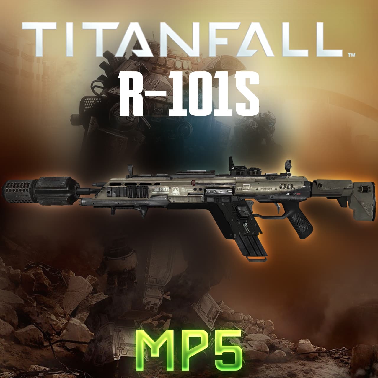 [COMM] Titanfall: Suppressed R-101 - MP5
 — Left 4 Dead 2 Steam Workshop preview image