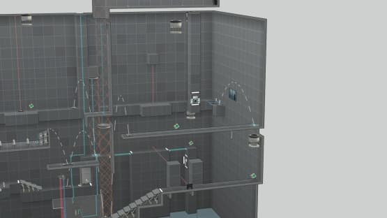 Split room puzzle — Portal 2 Workshop preview