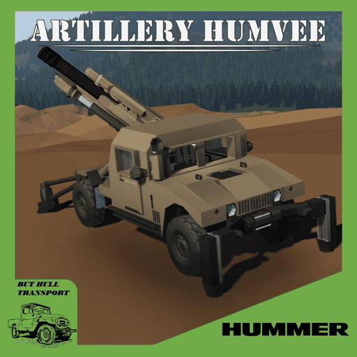 Artillery Humvee 2-CT — Stormworks: Build and Rescue Steam Workshop preview image