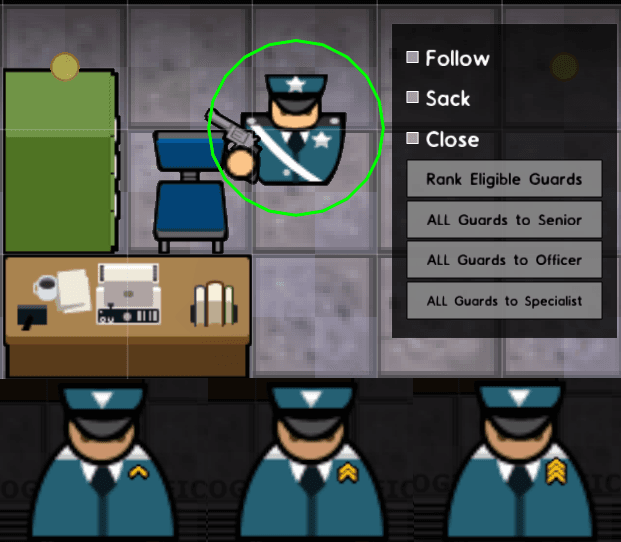 Auto Promote Guards — Prison Architect Steam Workshop preview image