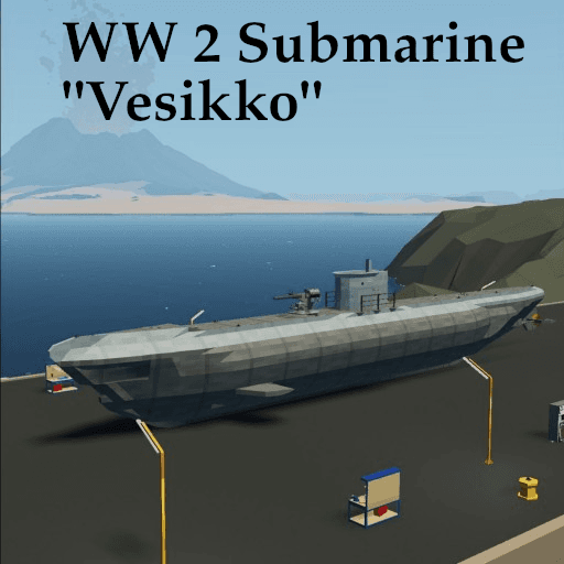 WW 2 Submarine "Vesikko" — Stormworks: Build and Rescue Workshop preview