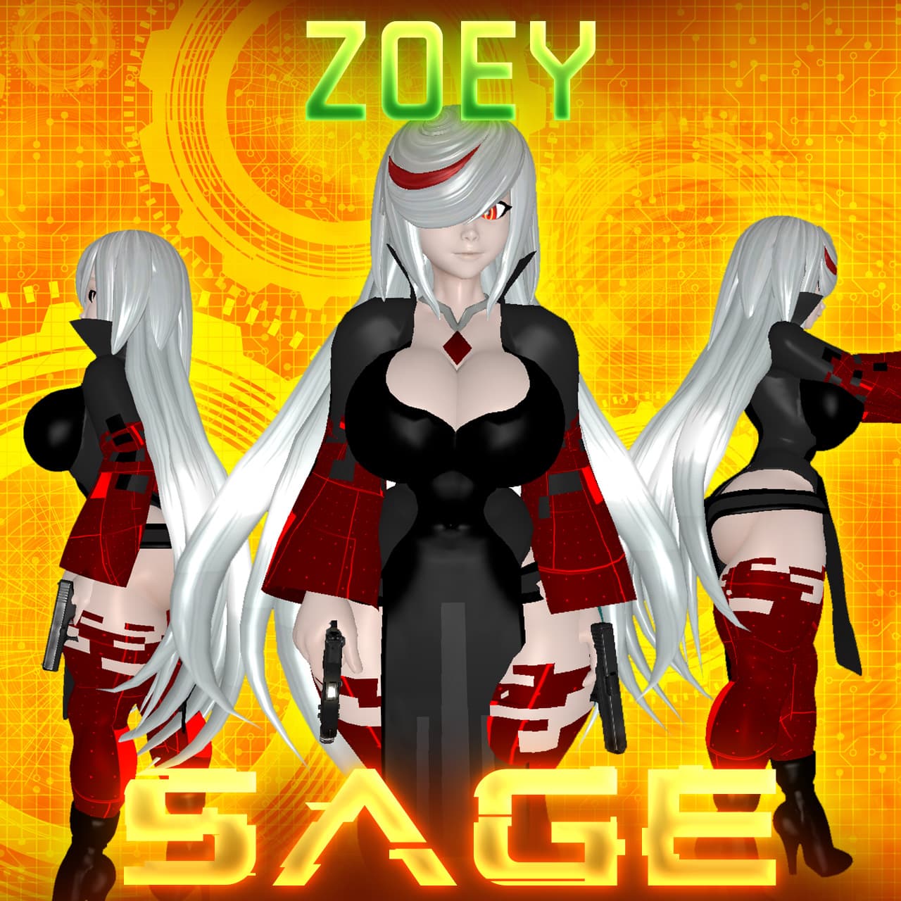 [COMM] Sonic Frontier: KM Sage - Zoey
 — Left 4 Dead 2 Steam Workshop preview image