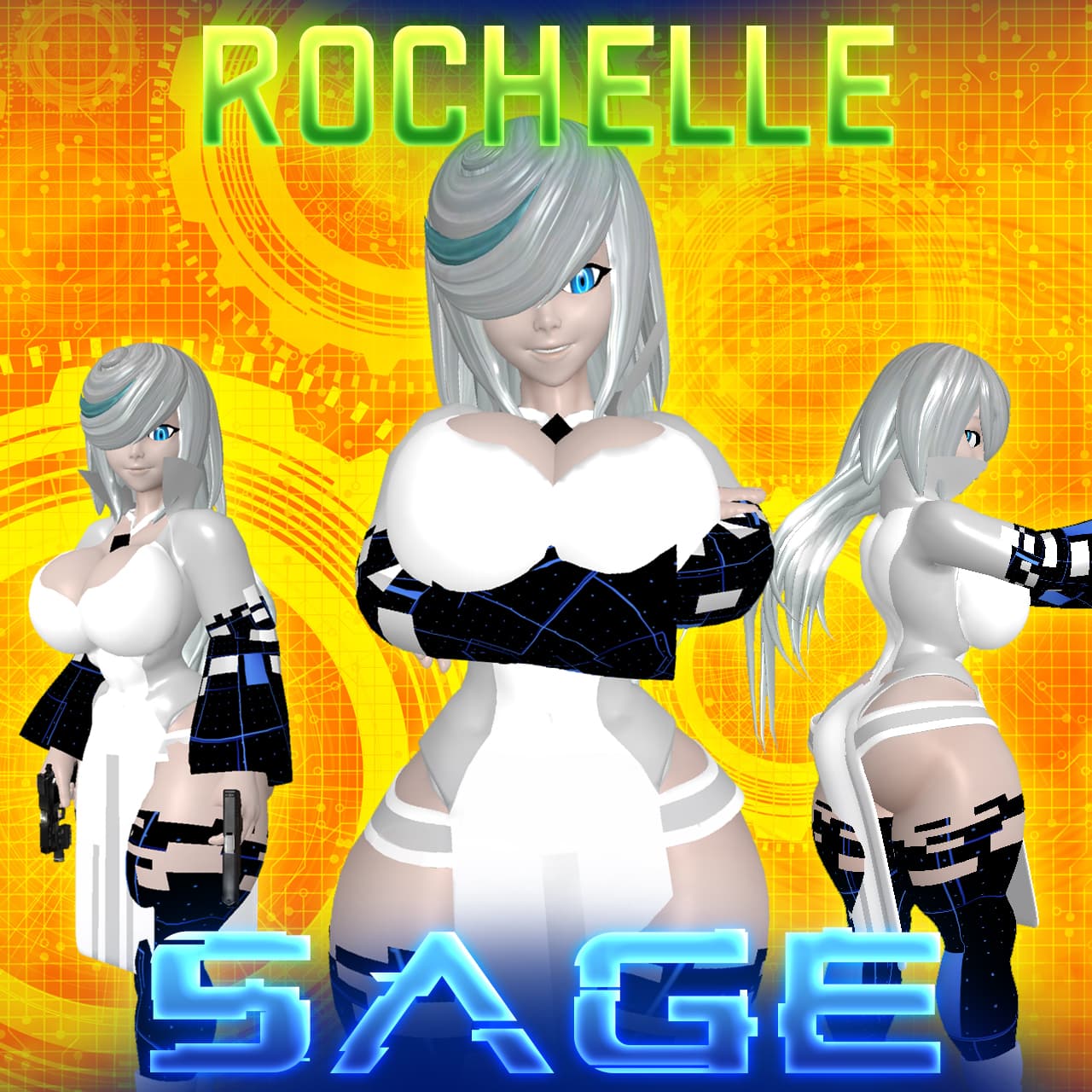 [COMM] Sonic Frontier: KM Sage Blue - Rochelle
 — Left 4 Dead 2 Steam Workshop preview image