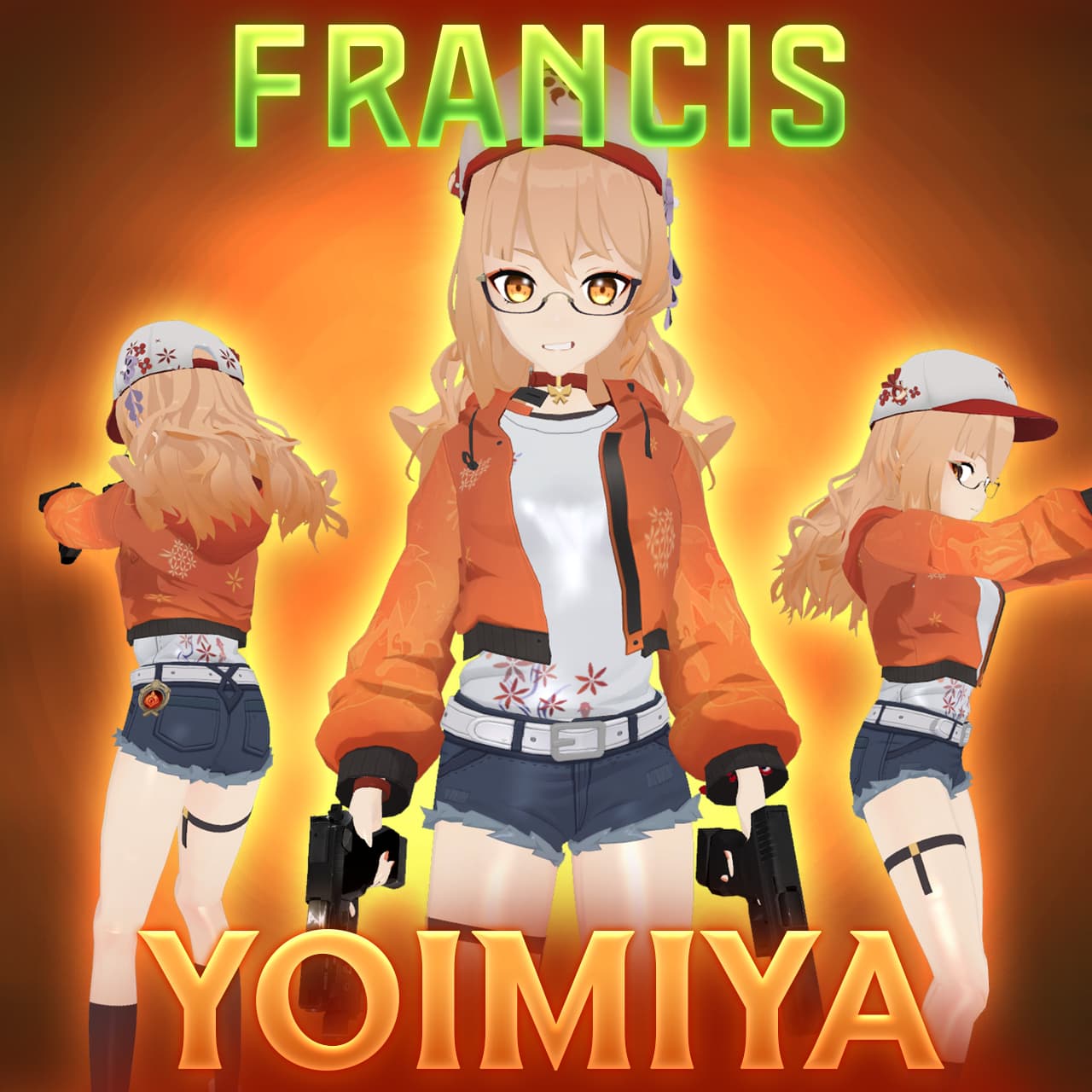 [COMM] Genshin Impact: Sixth Street Yoimiya - Francis
 — Left 4 Dead 2 Steam Workshop preview image