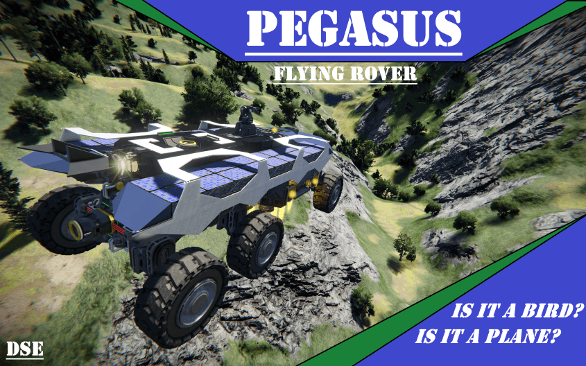 DSE - Pegasus Rover-Ship — Space Engineers Steam Workshop preview image