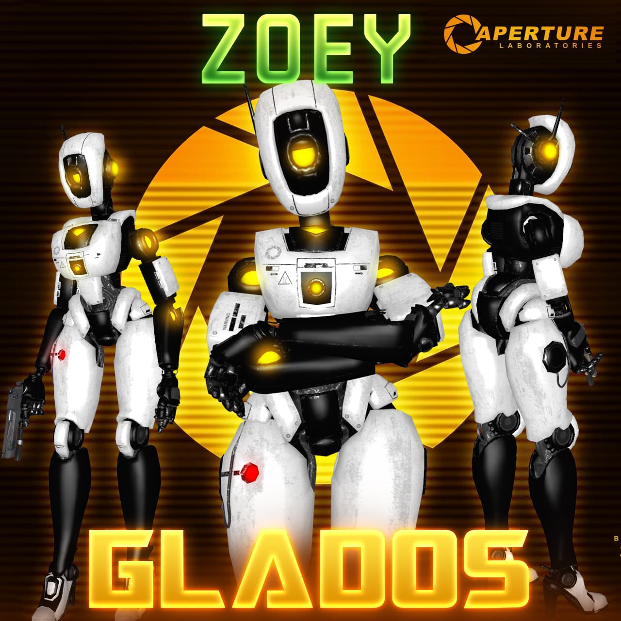 [COMM] Portal: Android glaDOS - Zoey
 — Left 4 Dead 2 Steam Workshop preview image