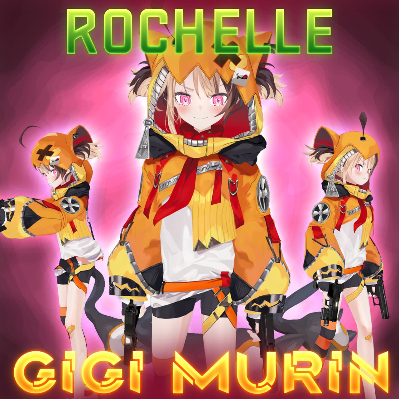 [COMM] Hololive: Gigi Murin - Rochelle
 — Left 4 Dead 2 Steam Workshop preview image
