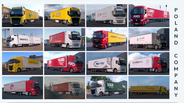 Real Poland Company Skin Pack — Euro Truck Simulator 2 Steam Workshop preview image