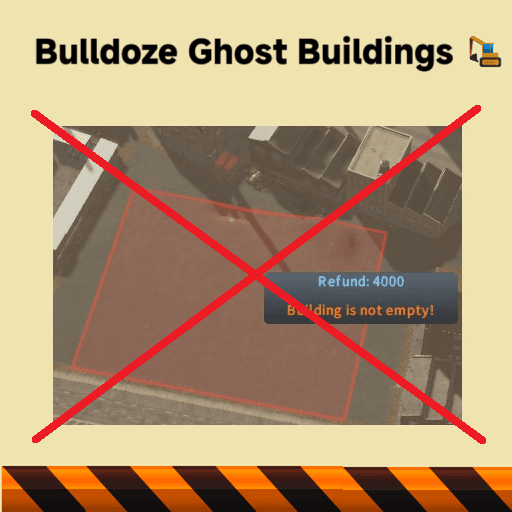 Bulldoze Ghost Buildings/Landfills v1.1.1 — Cities: Skylines Workshop preview