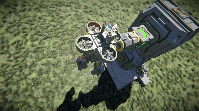 UH-4 Medium Auto Miner — Space Engineers Workshop preview