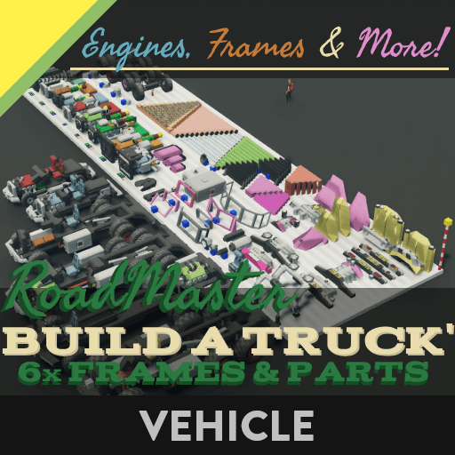 Build A Truck Update 3  (x6 Prebuilt Frames & XML Parts) — Stormworks: Build and Rescue Workshop preview