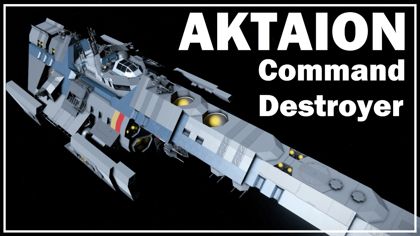 Aktaion - Command Destroyer — Space Engineers Steam Workshop preview image