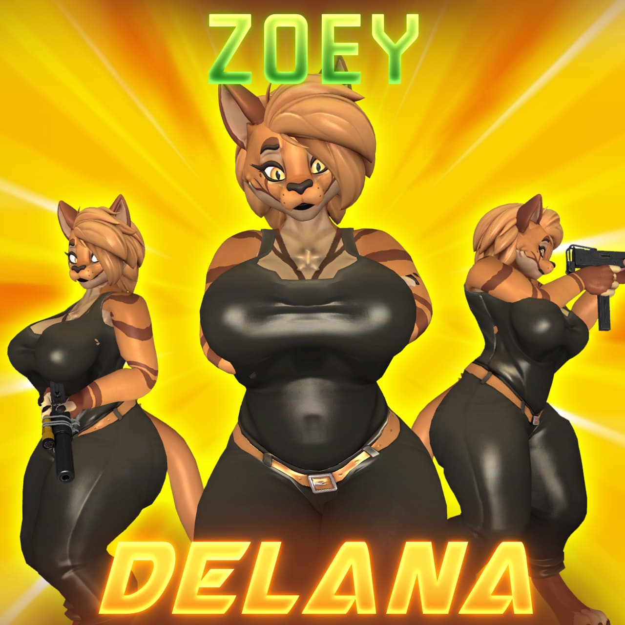 [COMM] VRC: Delana V2 - Zoey
 — Left 4 Dead 2 Steam Workshop preview image