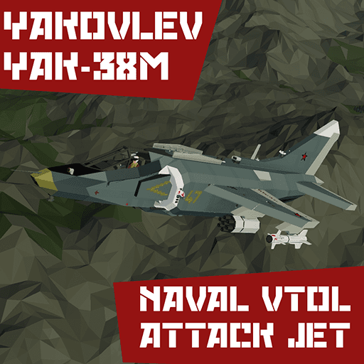 Yakovlev Yak-38M VTOL Strike Fighter — Stormworks: Build and Rescue Steam Workshop preview image