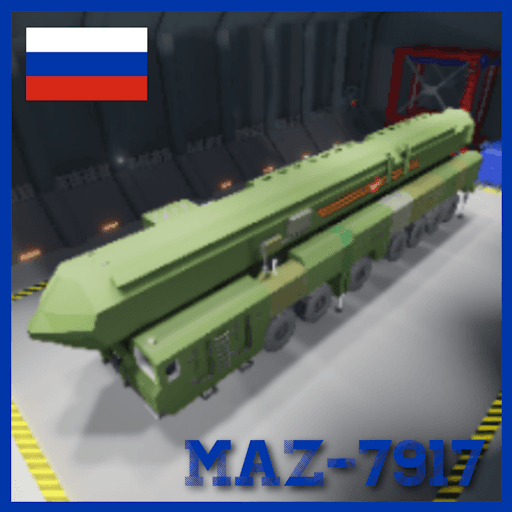 MAZ-7917 RT-2PM Topol ICBM (SS-25 Sickle) — Stormworks: Build and Rescue Workshop preview