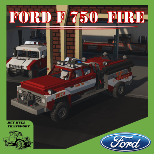 Ford F 750 Fire Truck — Stormworks: Build and Rescue Steam Workshop preview image