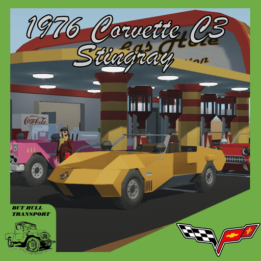 1976 Corvette C3 Stingray — Stormworks: Build and Rescue Steam Workshop preview image