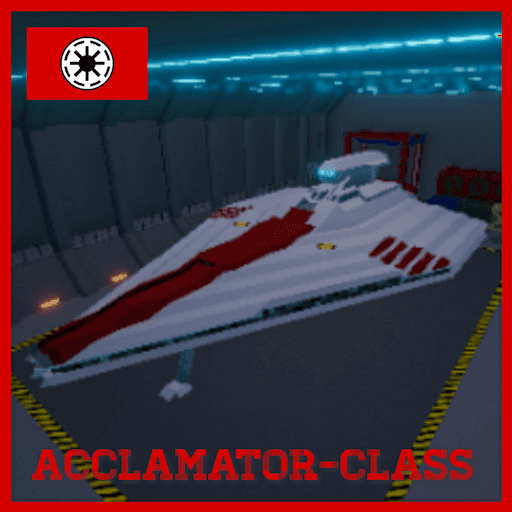 Acclamator-Class Transgalactic Military Assault Ship (Star Wars) — Stormworks: Build and Rescue Steam Workshop preview image