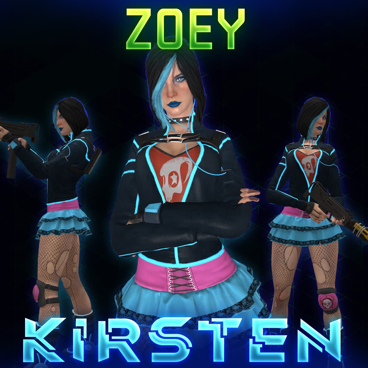 [COMM] Saint Row 3 Remastered: Kirsten - Zoey
 — Left 4 Dead 2 Steam Workshop preview image