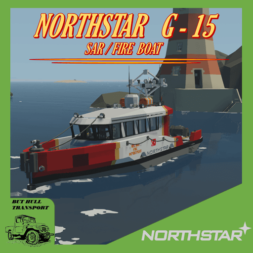Northstar G-15 Sar / Fire Boat — Stormworks: Build and Rescue Steam Workshop preview image