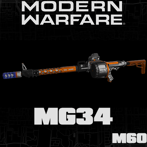 COD:MW MG34: copper Spray (M60) — Left 4 Dead 2 Steam Workshop preview image