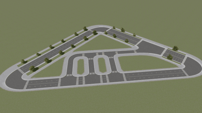 Triangle Bus Terminal — Cities: Skylines Workshop preview